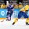 PRAGUE, CZECH REPUBLIC - MAY 11: France's Damien Fleury #9 skates with the puck while Sweden's Oliver Ekman-Larsson #23 defends during preliminary round action at the 2015 IIHF Ice Hockey World Championship. (Photo by Andre Ringuette/HHOF-IIHF Images)

